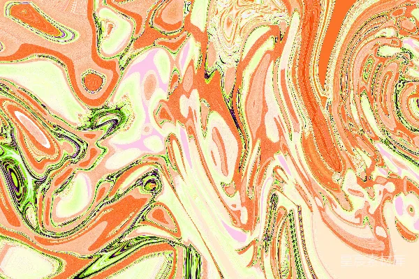 高清摄影 旋转的多彩抽象艺术创作出独特的设计。