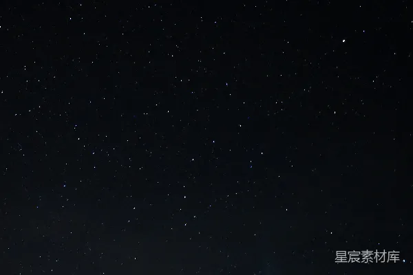 夜晚天空中的星星