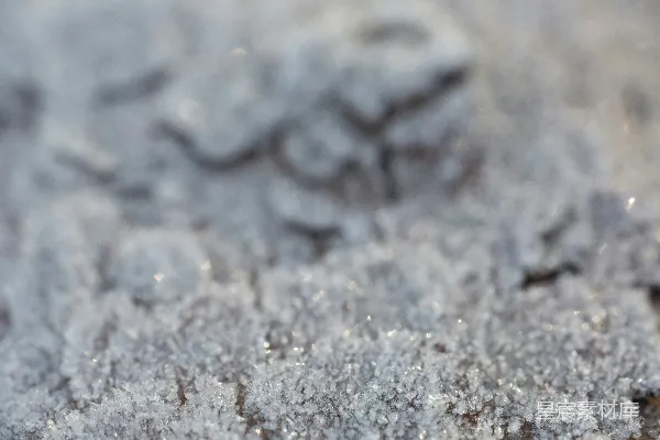 高清摄影 地面雪景的特写
