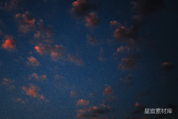 白天的蓝白云天