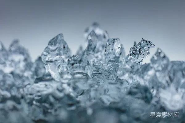 高清摄影 冰融的浅景摄影