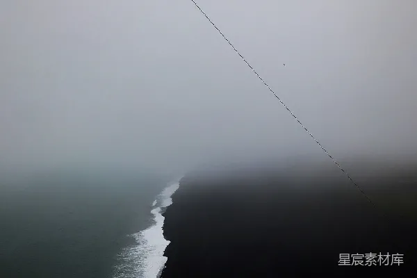 高清摄影 水体被雾气环绕的航拍摄影