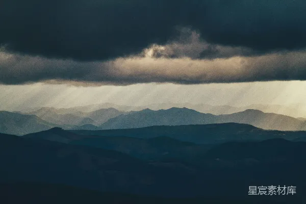 高清摄影 山脉和阳光风景