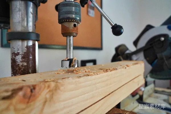 高清摄影 灰色钻床