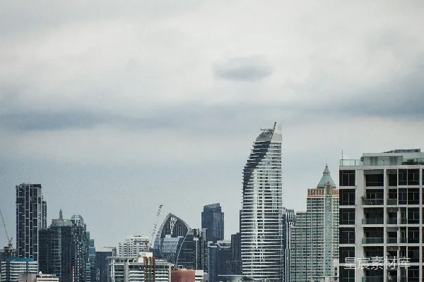 一座高楼林立的城市