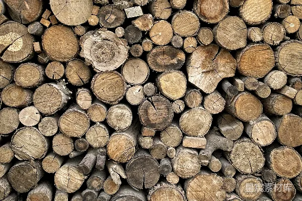 高清摄影 一堆木柴堆叠在一起