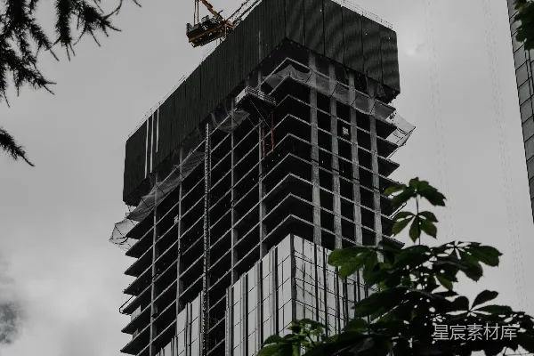 黑白混凝土建筑