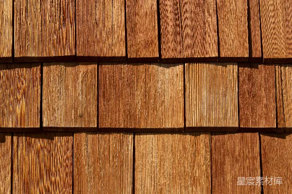 高清摄影 一张木质屋顶的特写图。