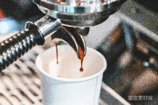咖啡杯上的一个虫子