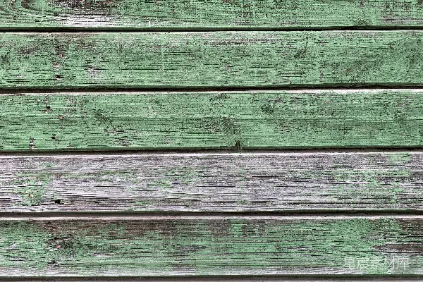 高清摄影 一张绿色木墙的特写照片