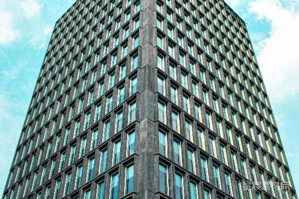 一座矗立在天空背景中的高大建筑物