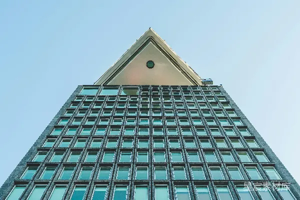 蓝色的建筑