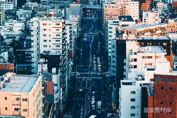 城市景观的航拍照片