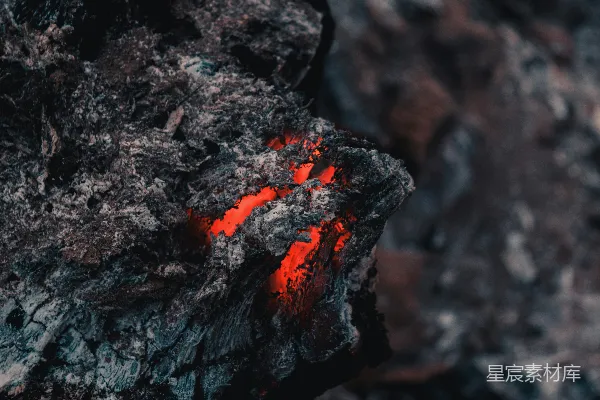 高清摄影 黑色和红色的岩石结构