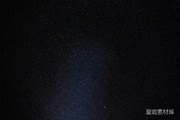 满天繁星点点的黑夜星空。