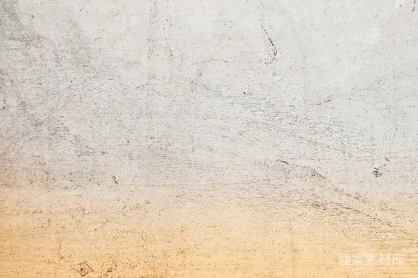 高清摄影 一堵白绿相间的墙，上面有一条蓝黄相间的条纹。