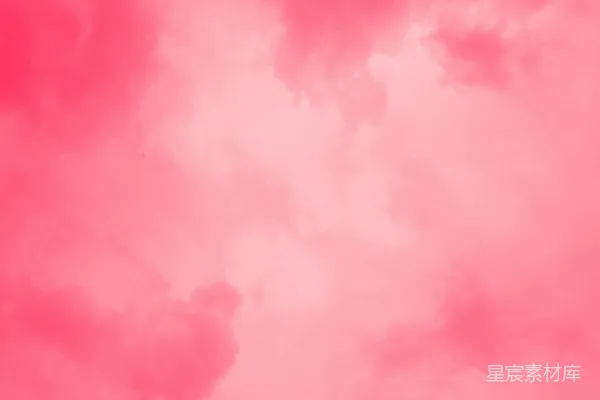 高清摄影 粉红色的云朵布满天空