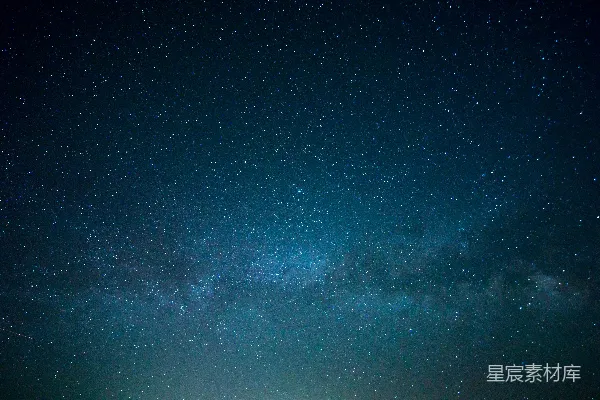 高清摄影 夜空布满了星星和明亮的光芒。