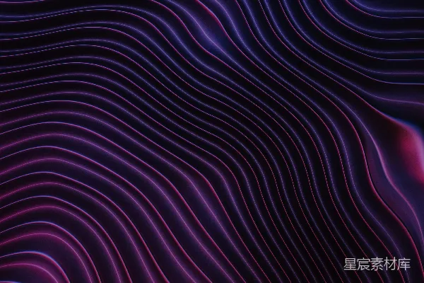 高清摄影 计算机生成的波浪线图像