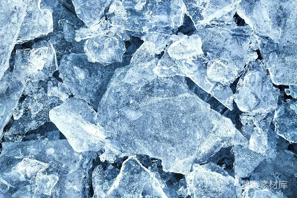 高清摄影 一张特写的冰晶图片