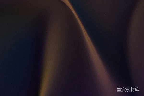 高清摄影 如紫色和琥珀色的丝绸飘动。