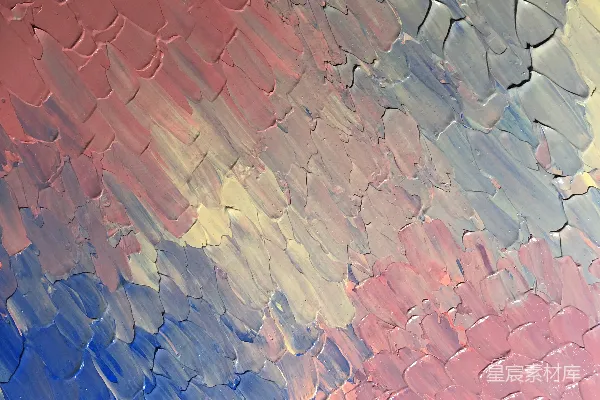 高清摄影 蓝白棕抽象画