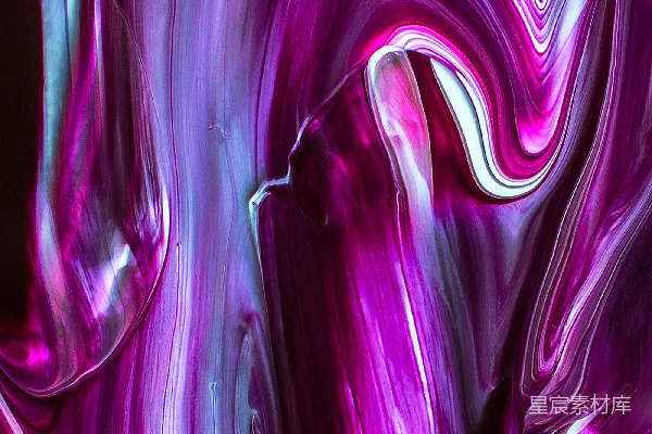高清摄影 一幅紫色和白色抽象画的特写