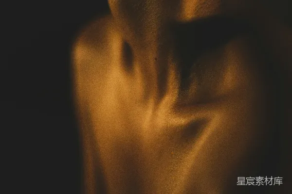 高清摄影 模糊的人体腰部照片
