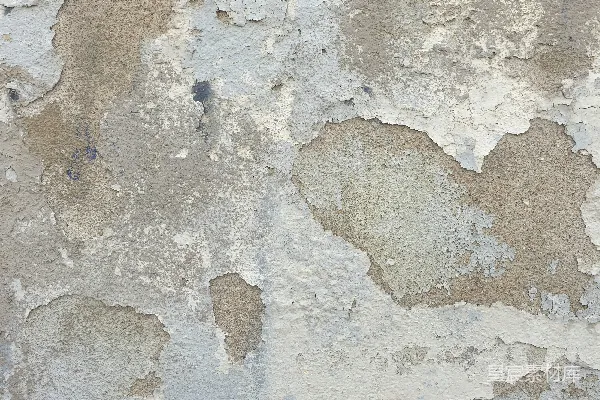 高清摄影 一堵墙的特写，油漆正在剥落。