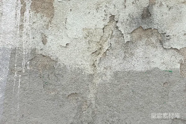 高清摄影 一个红色的消防栓坐落在水泥墙的一侧
