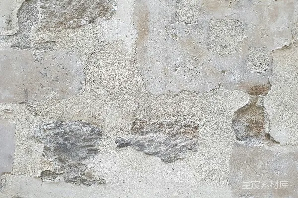 高清摄影 一堵有许多裂缝的墙