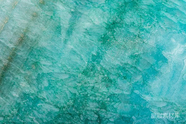 高清摄影 一幅蓝绿相间的画作的特写