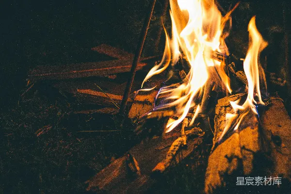 火炉上的烧木 burning木在火炉中