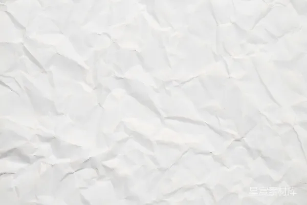 高清摄影 皱巴巴的白纸纹理背景。