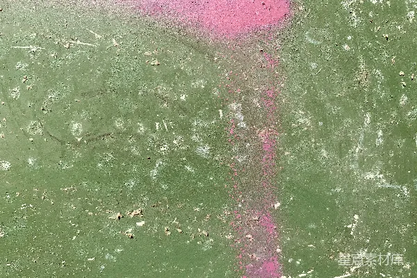 高清摄影 绿色和粉色抽象画