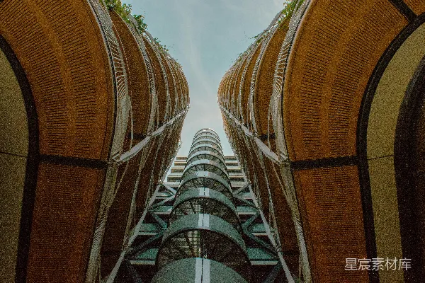 一座有很多窗户的高大建筑物