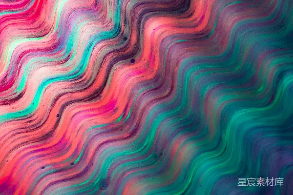 高清摄影 粉蓝抽象画