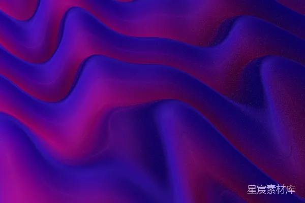 高清摄影 一个紫色和红色相间的背景，上面有波浪线。