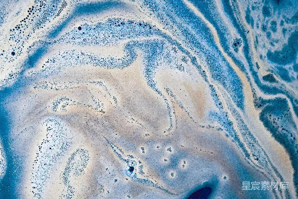 高清摄影 蓝白液体艺术