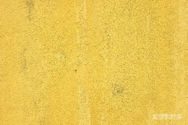高清摄影 一张黄色油漆的墙面的特写图。