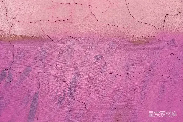 高清摄影 破裂的粉红色和紫色相间的墙面纹理