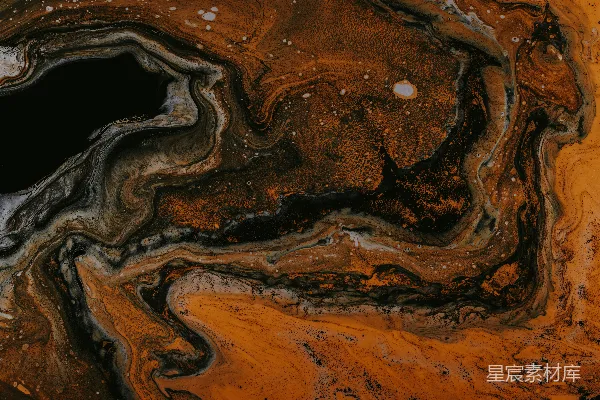 高清摄影 棕黑色抽象画