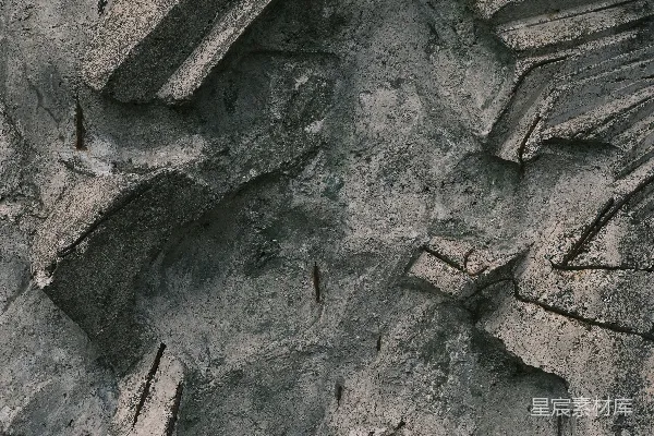 高清摄影 一个钟表在岩石形成的特写。