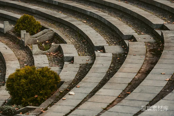 高清摄影 从上方俯视一个空无一人的舞台。