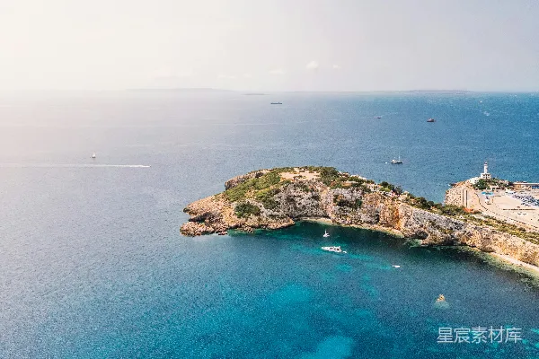 太平洋中的一座小岛