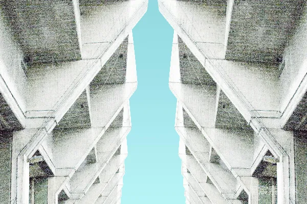 高清摄影 低角度拍摄的建筑物照片
