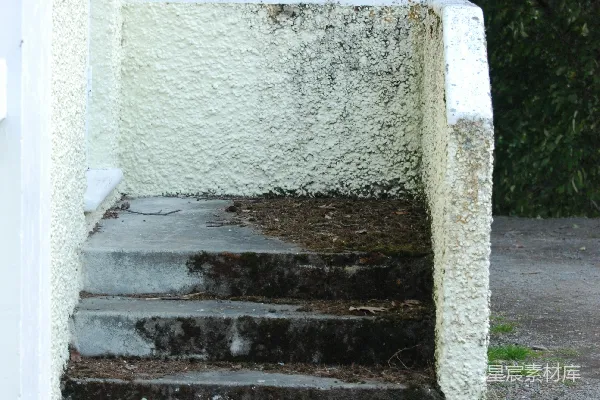 高清摄影 通往白色建筑物的一组台阶