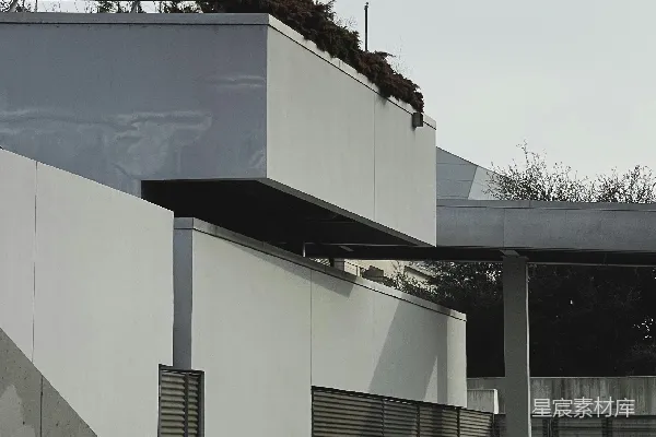 高清摄影 一座带顶棚的建筑