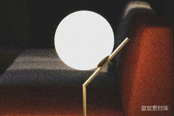 高清摄影 打开的台灯