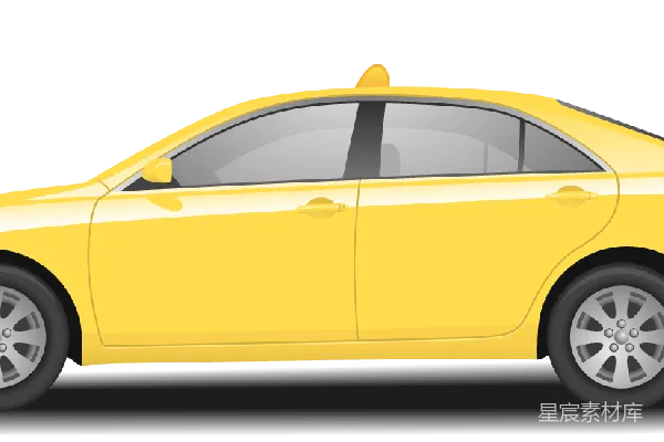 元素素材 出租车